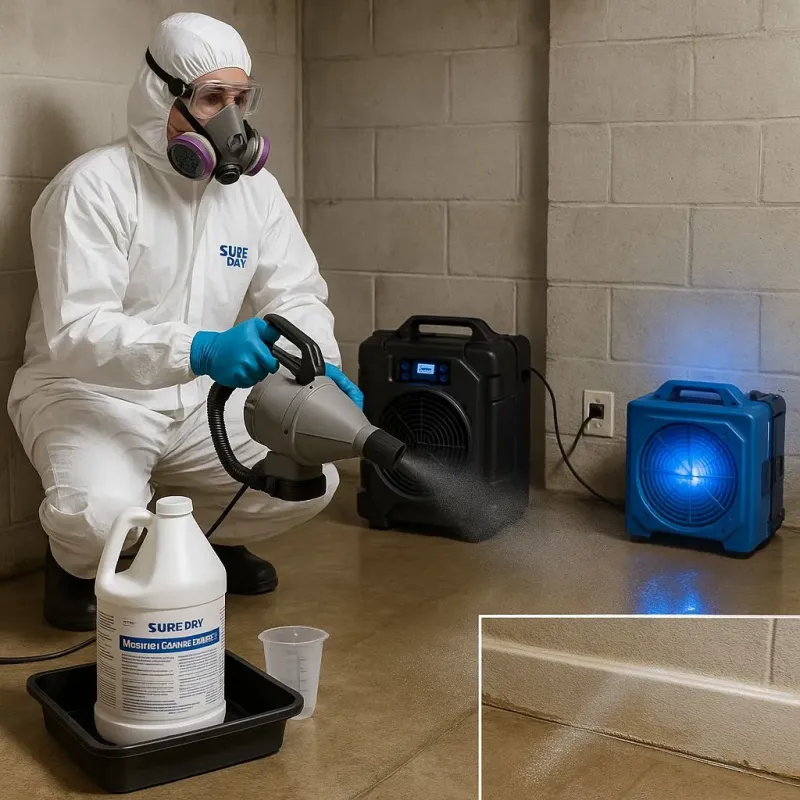 Sanitization and Odor Removal process in Hayfield, VA