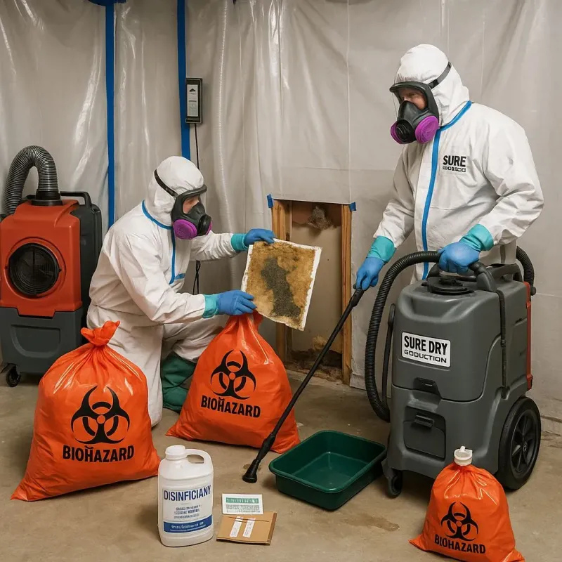 Contaminated Water Handling Protocols process in Hayfield, VA